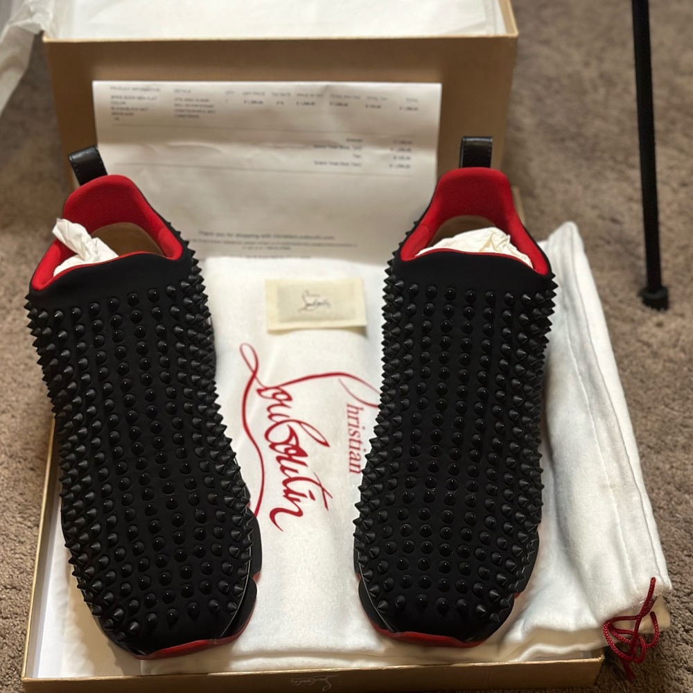 Men’s Authentic Christian Louboutin. Worn twice to a sporting event.